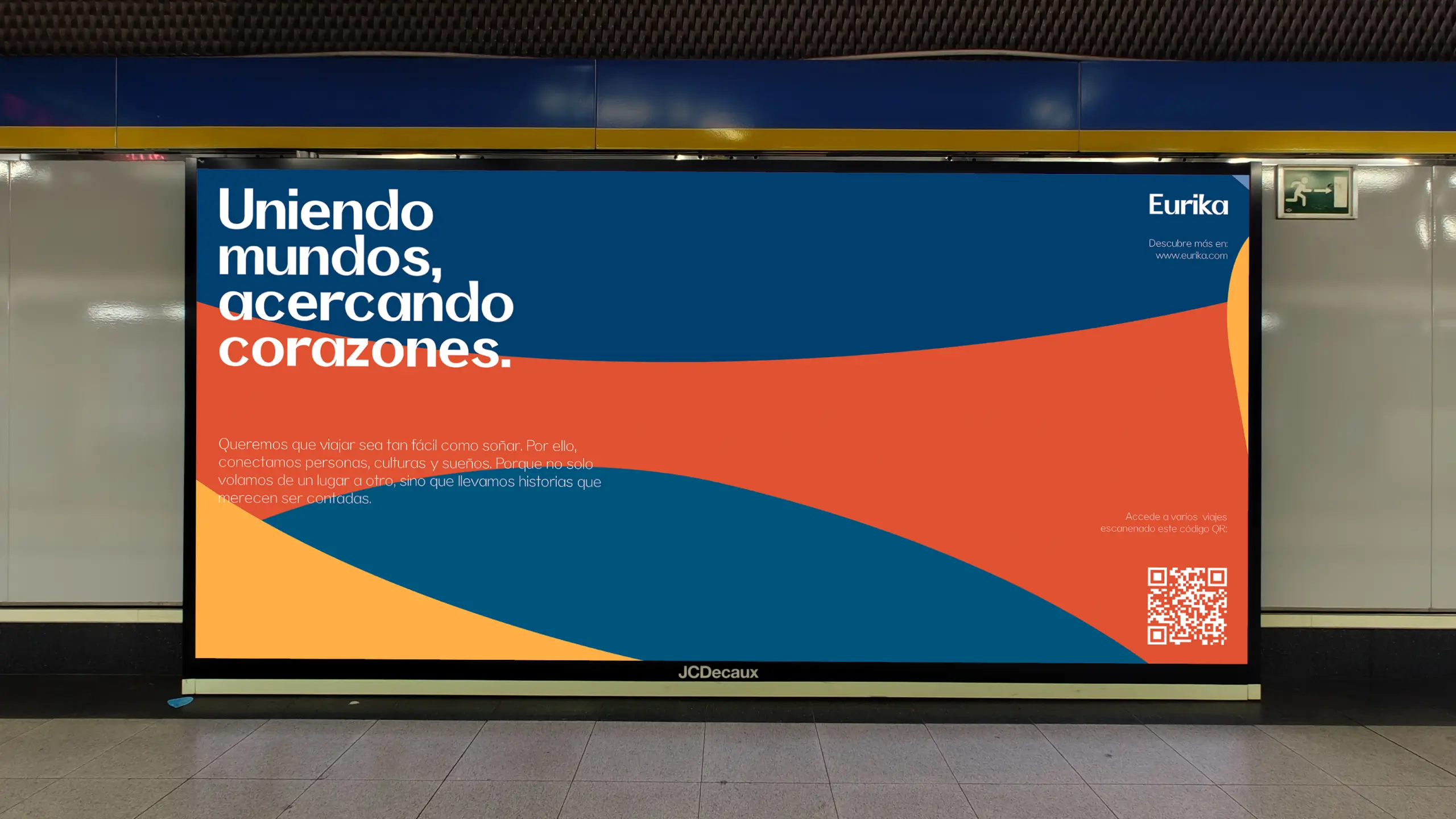 Pieza gráfica horizontal de Eurika